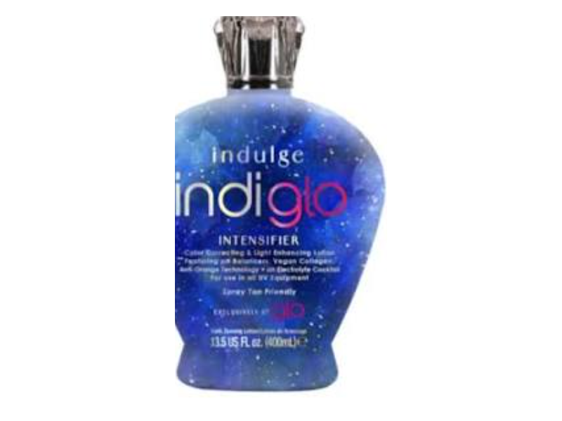 Glo Tanning Indulge Intensifier Dark Tanning Lotion, Indiglo, 13.4 fl oz/400 mL