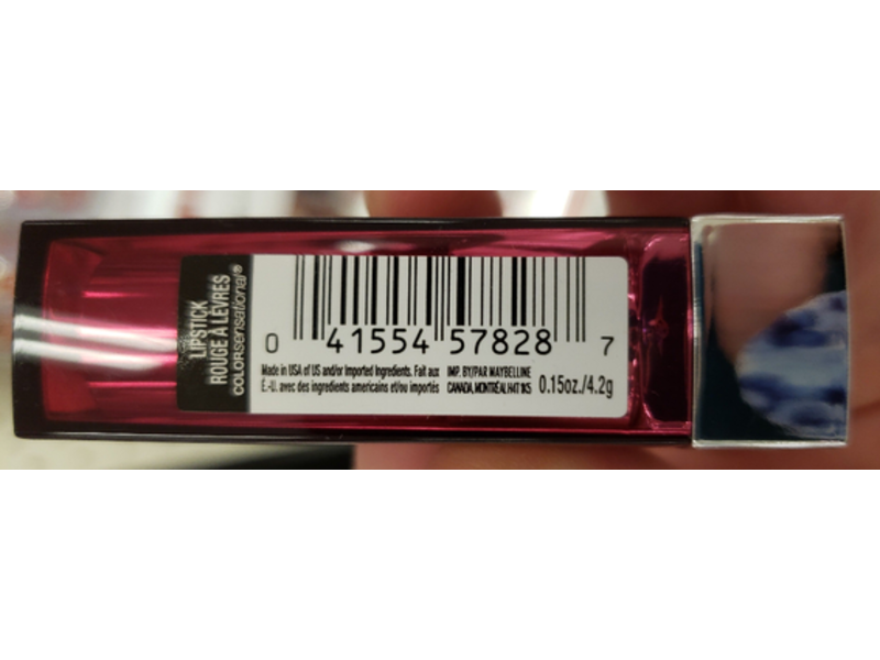 Maybelline New York Color Sensational Lipstick, 222 Flush Punch, 0.15 oz/4.2 g