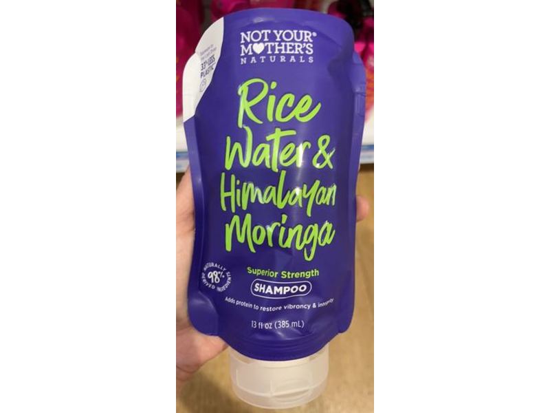 Not Your Mother's Superior Strength Shampoo, Rice Water & Himalayan Moringa, 13 fl oz/385 mL