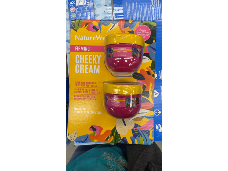 Natural Well Firming Cheeky Cream, Brazilian Nut oil, 10 oz/283 g, Pack Of 2