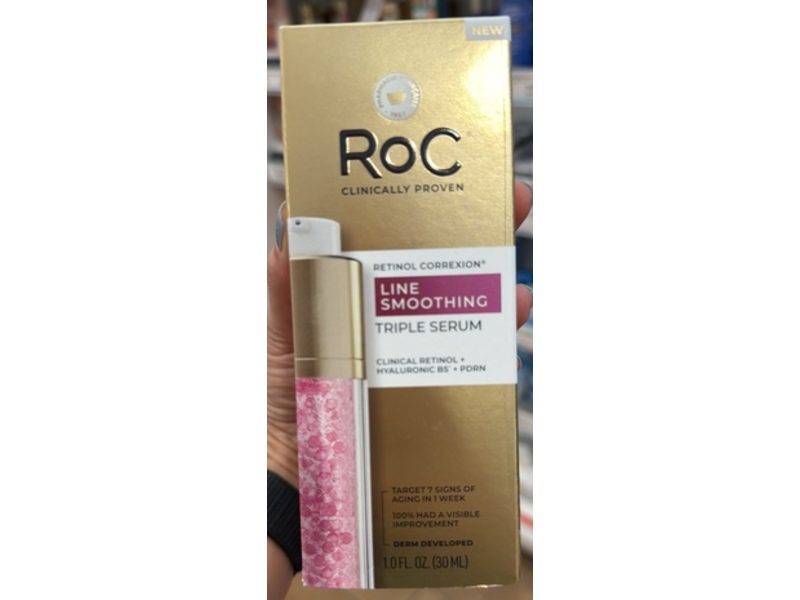 RoC Retinol Correxion Line Smoothing Triple Serum, 1 fl oz/30 mL