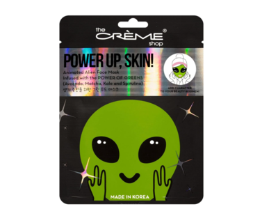 The Creme Shop Power Up Skin! Alien Animated Face Mask, 0.88 fl oz/25 mL, 3 Pack
