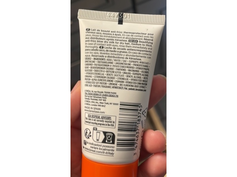 Kerastase Nutritive Nectar Thermique Heat Protecting Cream, 1.69 fl oz/50 mL