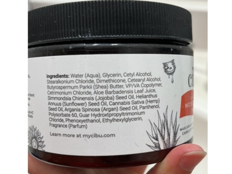 Cibu Curl + Coil Moisturizing Mask, 12 fl oz/354.8 mL