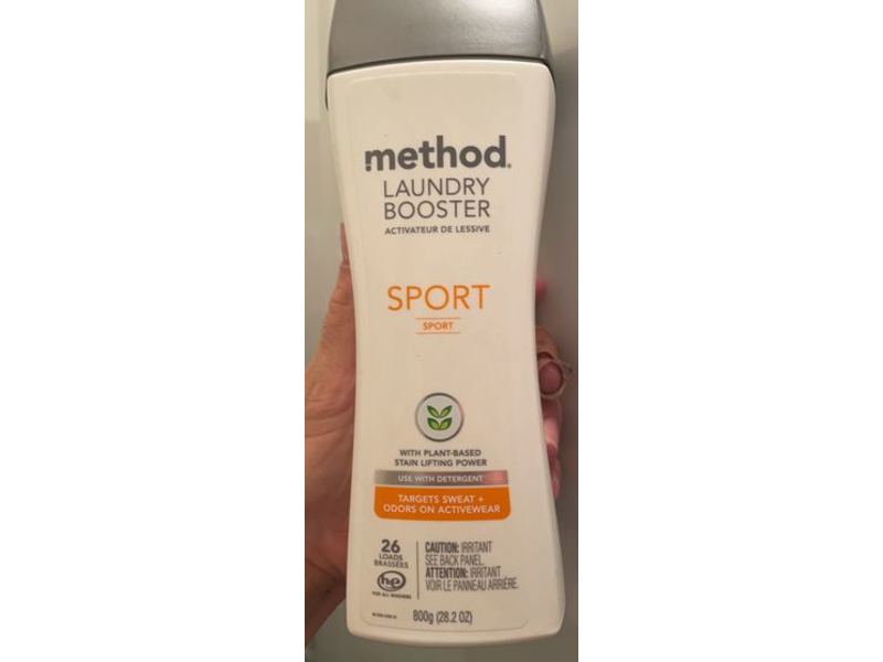 Method Laundry Booster, Sport, 26 Loads, 28.2 oz/800 g