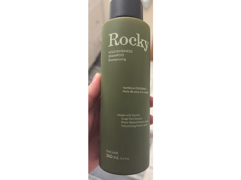 Rocky Wild Kindness Shampoo, Vanilla Coconut, 12.1 fl oz/360 mL