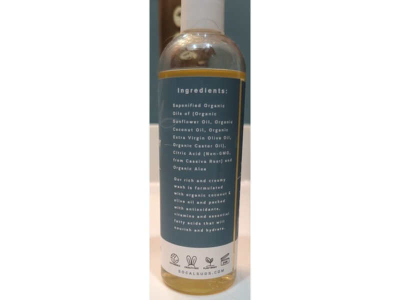 SoCal Suds & Company Hand & Body Wash, Unscented, 12 oz