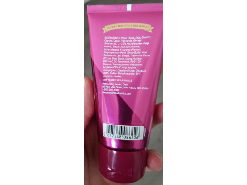 Bath & Body Works Ultra Shea Body Cream, Twisted Pepper Mint, 2.5 oz/70 g