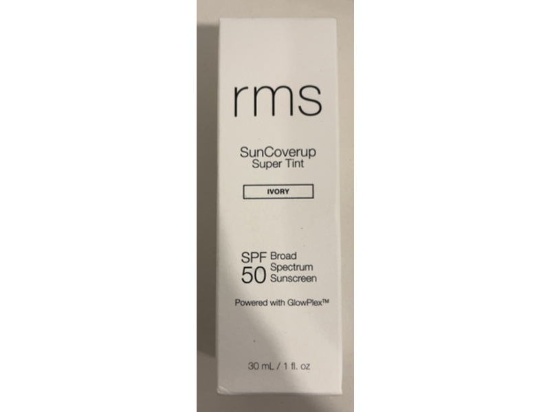RMS Beauty Sun Coverup Super Tint, SPF 50, Ivory, 1 fl oz/30 mL