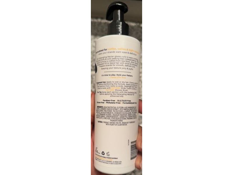 Pattern Detangling nectar, Separate & Soften, 12 fl oz/354.9 mL