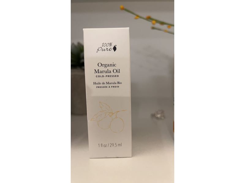 100% PURE Organic Marula Oill, Natural Cold-Pressed Facial Radiance 1oz