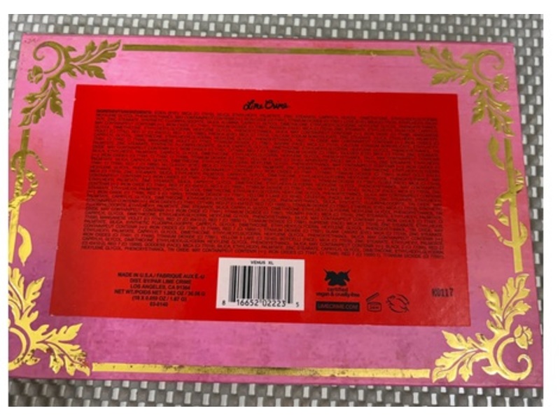 Lime Crime Venus XL Eyeshadow Palette, 0.059 oz/1.67 g