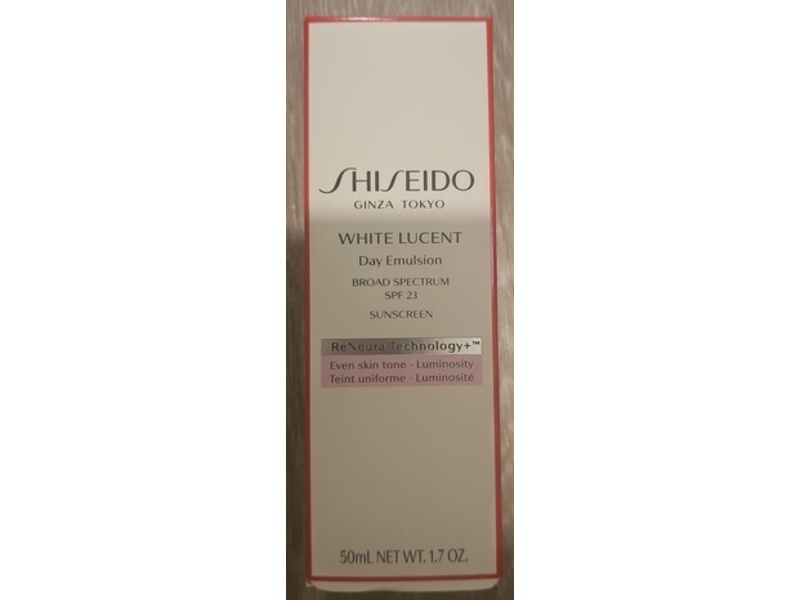 Shiseido White Lucent Day Emulsion Sunscreen, SPF 23, 1.7 oz/50 mL