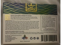 Spa Splurge Gold Collagen Under Eye Mask, 4 g, 4 Count - Image 4