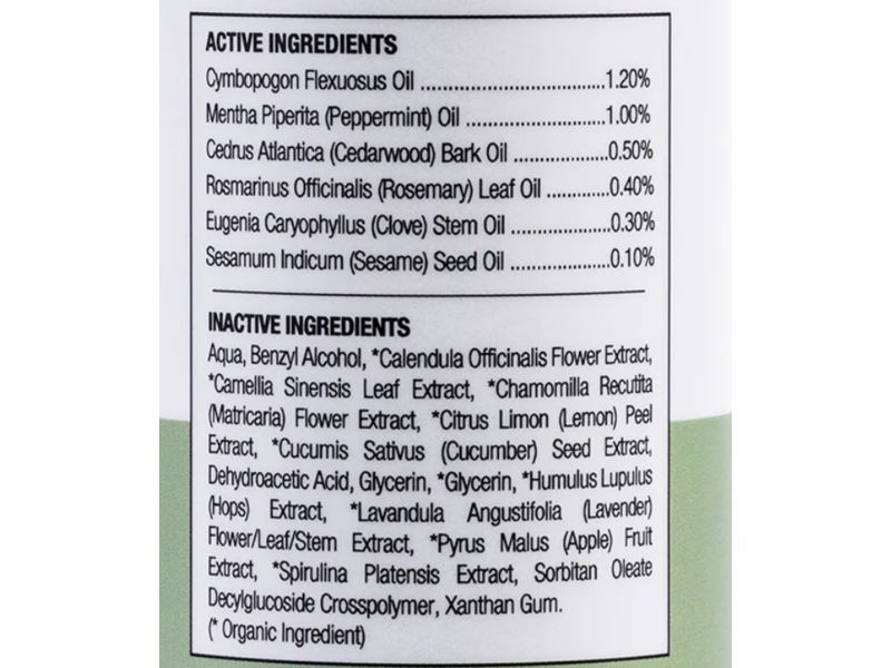Raw Elements Protect Bug Repellent, Botanical Citrus Mint, 4 oz/118 mL