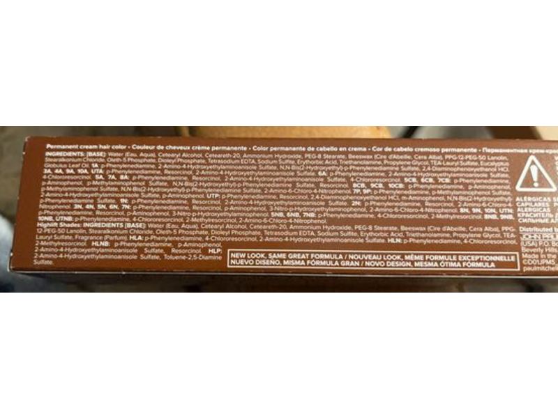 Paul Mitchell The Color Permanent Cream Hair, 7n Natural Blonde, 3 fl oz/90 mL