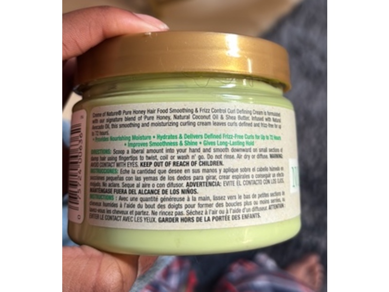 Creme of Nature Pure Honey Curl Defining Cream, Avocado, 11.5 oz/326 g