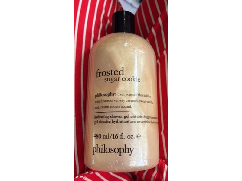 Philosophy Hydrating Shower Gel, Frosted Sugar Cookie, 16 fl oz/480 mL