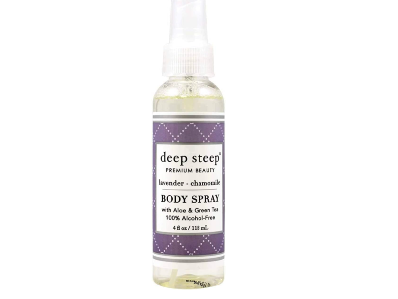 Deep Steep Premium Beauty Body Spray, Lavender Chamomile, 4 fl oz/118 mL