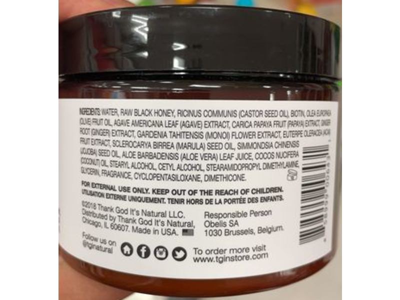 Tgin Miracle Repairx Deep Hydrating Hair Mask, 12 oz/340 g