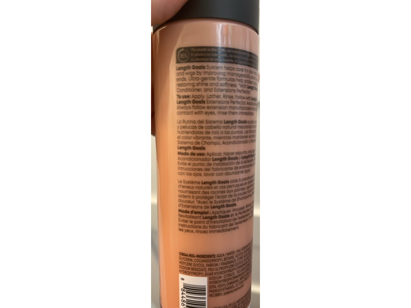Matrix Length Goals Total Results Shampoo, 10.1 fl oz/300 mL