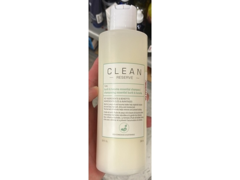 Clean Reserve Essential Shampoo, Buriti And Tucuma, 10 fl oz/296 mL