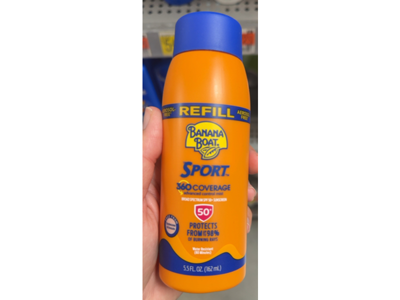 Banana Boat Sport Sunscreen, SPF 50+, 5.5 fl oz/162 mL