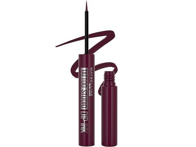 Maybelline New York Tattoo Studio Dip-Ink Liquid Eyeliner, 103 Burgundy Boost, 0.06 fl oz/2 mL