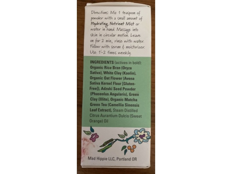 Mad Hippie 2 Minute Polishing Mask, 1.5 oz/44 g