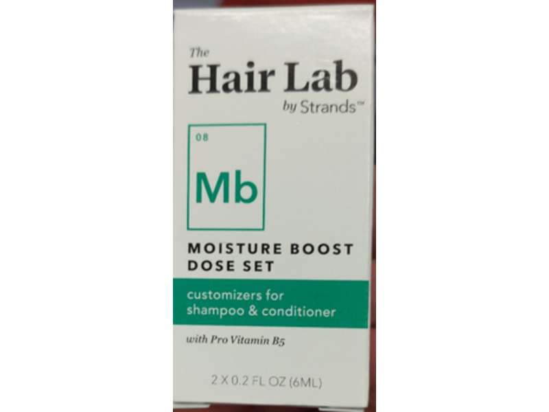 Hair Lab Mb Moisture Boost Dose Shampoo & Conditioner, Pro Vitamin B5, 0.2 fl oz/6 mL