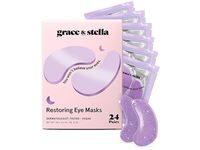 Grace & Stella Restoring Eye Masks, Purple, 0.2 fl oz/6 g, 24 Pairs - Image 2