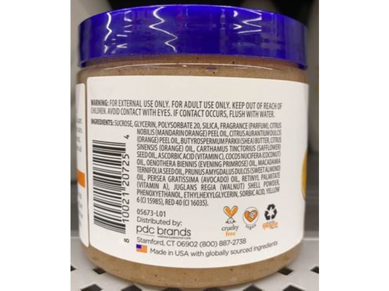 Dr Teal's Sugar Body Scrub, Citrus Shea, 19 oz/538 g