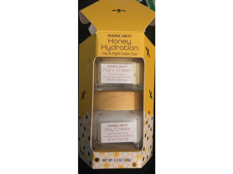 Trader Joe's Honey Hydration Day & Night Cream Duo, 3.5 oz/100 g