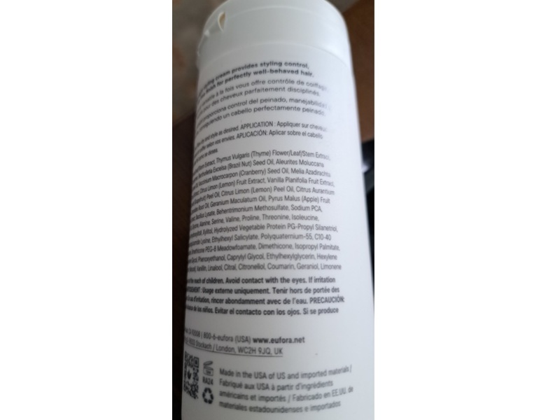 Eufora Behaive Lightweight Styling Cream, 7.25 fl oz/210 mL