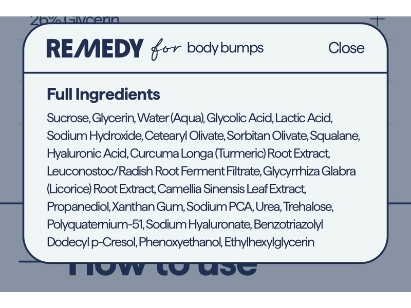 Remedy For Body Bumps Kp Exfoliating Body Scrub, 6.8 fl oz/200 mL