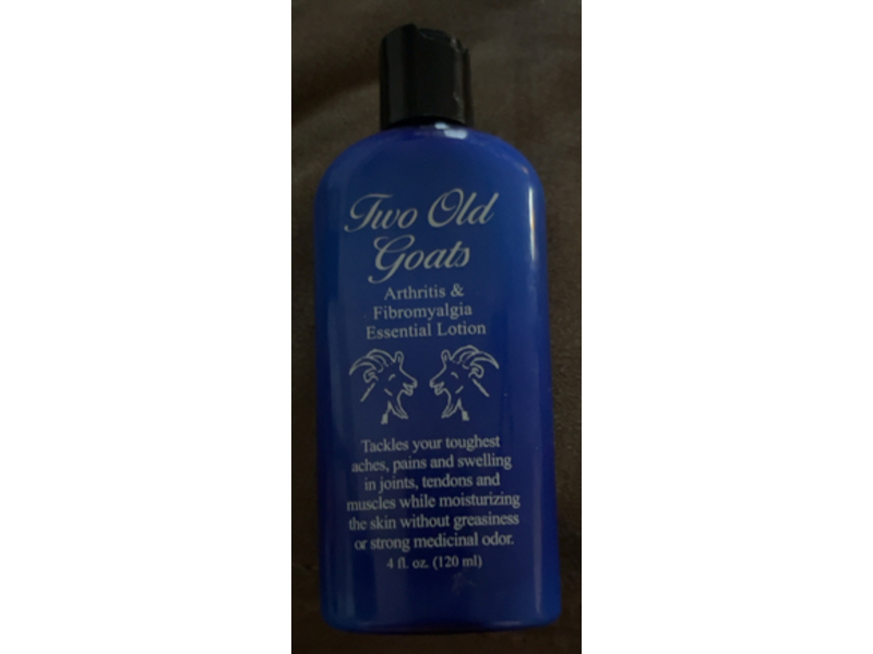 Two Old Goats Essential Lotion, Arthritis & Fibromyalgia, 4 fl oz/120 mL