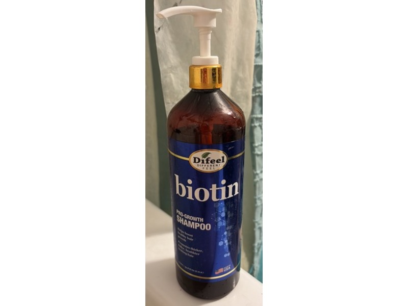 Difeel Biotin Pro-Growth Shampoo, 33.8 fl oz, 1 L
