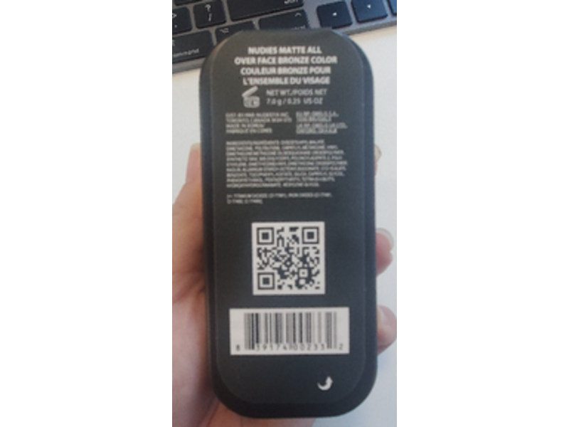 Nudestix Nudies All Over Face Color Matte Blush, Sunkissed, 7 g