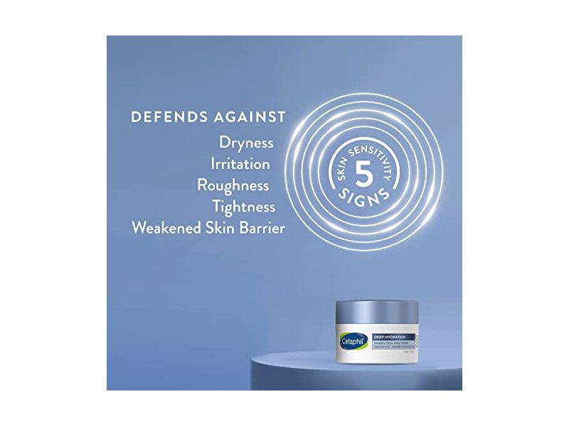 Cetaphil Deep Hydration Healthy Glow Daily Cream, 1.7 fl oz/4 g