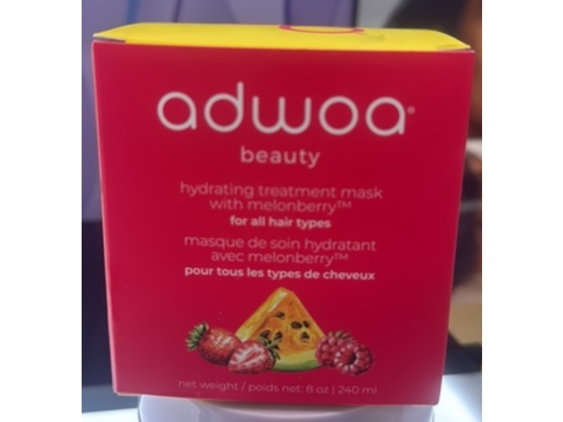 Adwoa beauty Hydrating Treatment Hair Mask, Melonberry, 8 oz/240 mL