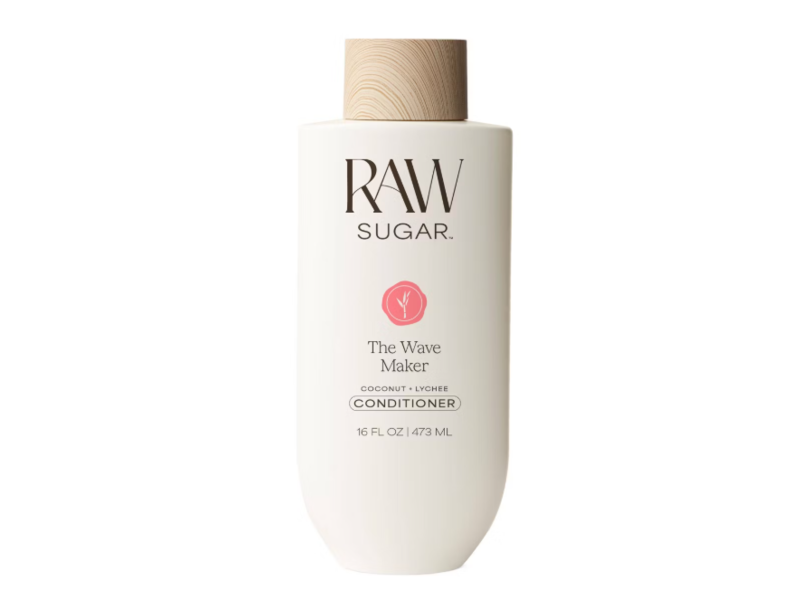 Raw Sugar The Wave Maker Conditioner, Lychee + Coconut, 16 fl oz/473 mL