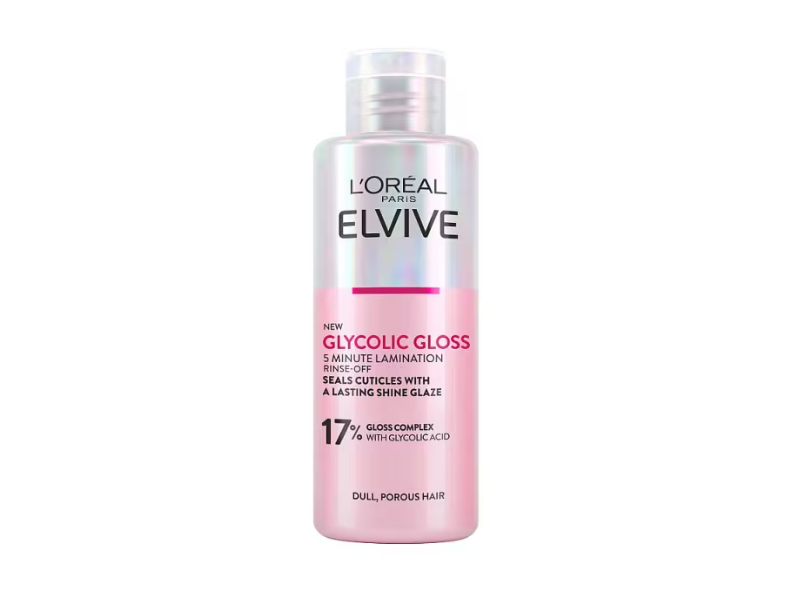 L'Oreal Elvive Glycolic Gloss Glycolic Gloss 5 Minute Lamination Rinse-Off, 200 mL