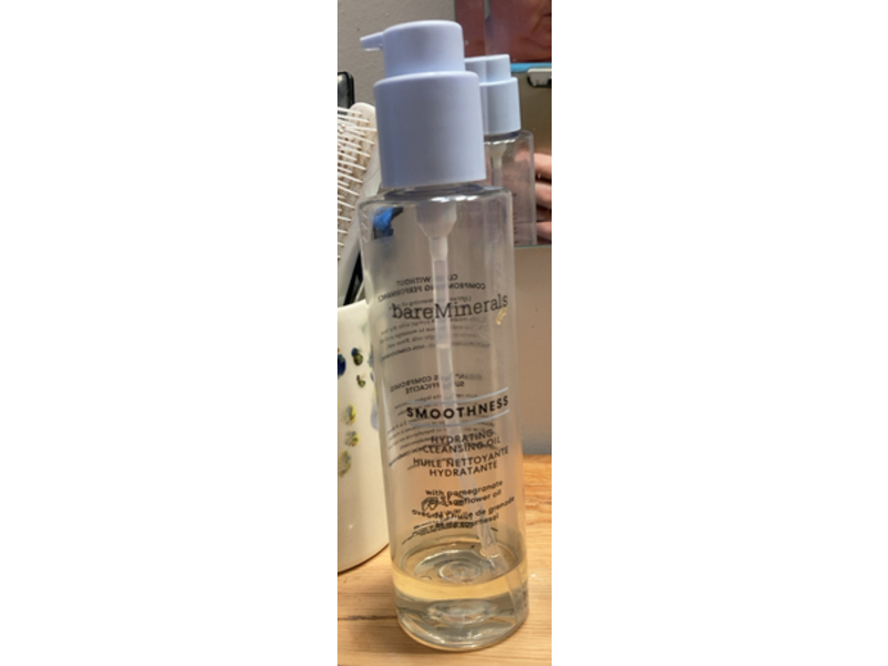 Bare Minerals Smoothness Hydrating Cleansing Oil, Pomegranate, 6 fl oz/180 mL