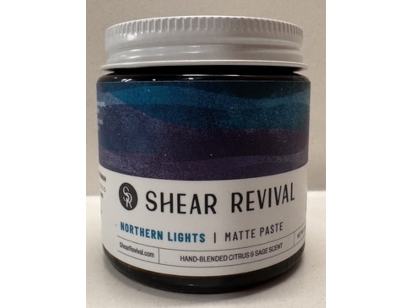 Shear Revival Northern Lights Matte Paste, Citrus & Sage, 3.4 oz/96 g