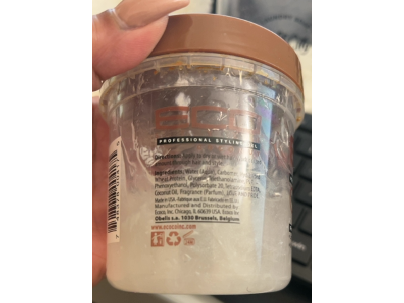 Eco Professional Style Coconut Styling Gel, 8 oz/236 mL