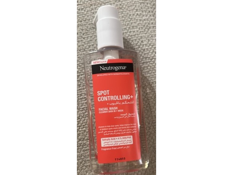 Neutrogena Facial Wash, Spot Controlling+, 200 mL