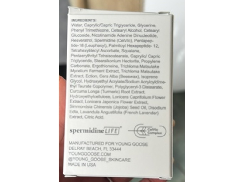 Young Goose Youth Daily Moisturizing Cream, 0.15 fl oz/15 mL