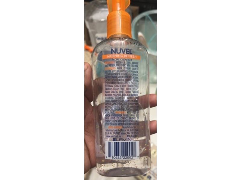 Nuvel Facial Cleanser, Ginseng & Vitamin C, Morning Refresh, 8 fl oz/236 mL