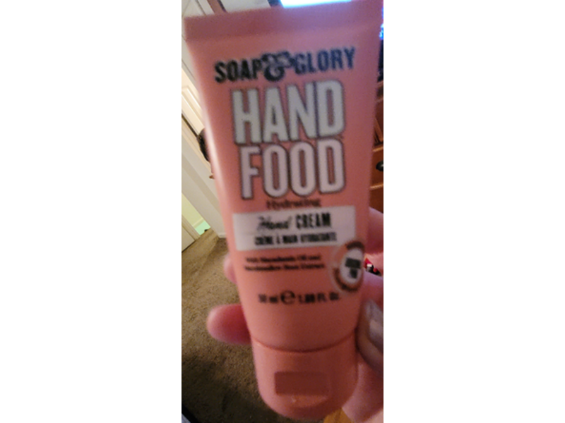Soap & Glory Hand Food Cream, Hydrating, 1.69 fl oz/50 mL
