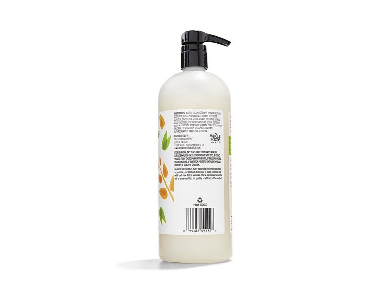 365 Whole Foods Market Colloidal Oatmeal Body Wash, Fragrance Free, 32 fl oz/946 mL